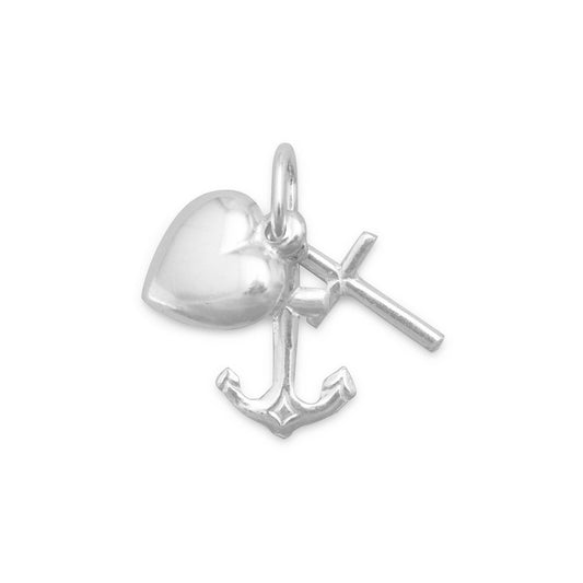 Faith-Hope-Charity Charm