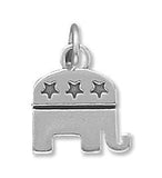 Republican Elephant Charm