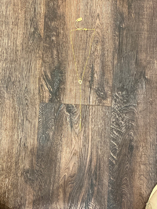 Yellow plated long Necklace