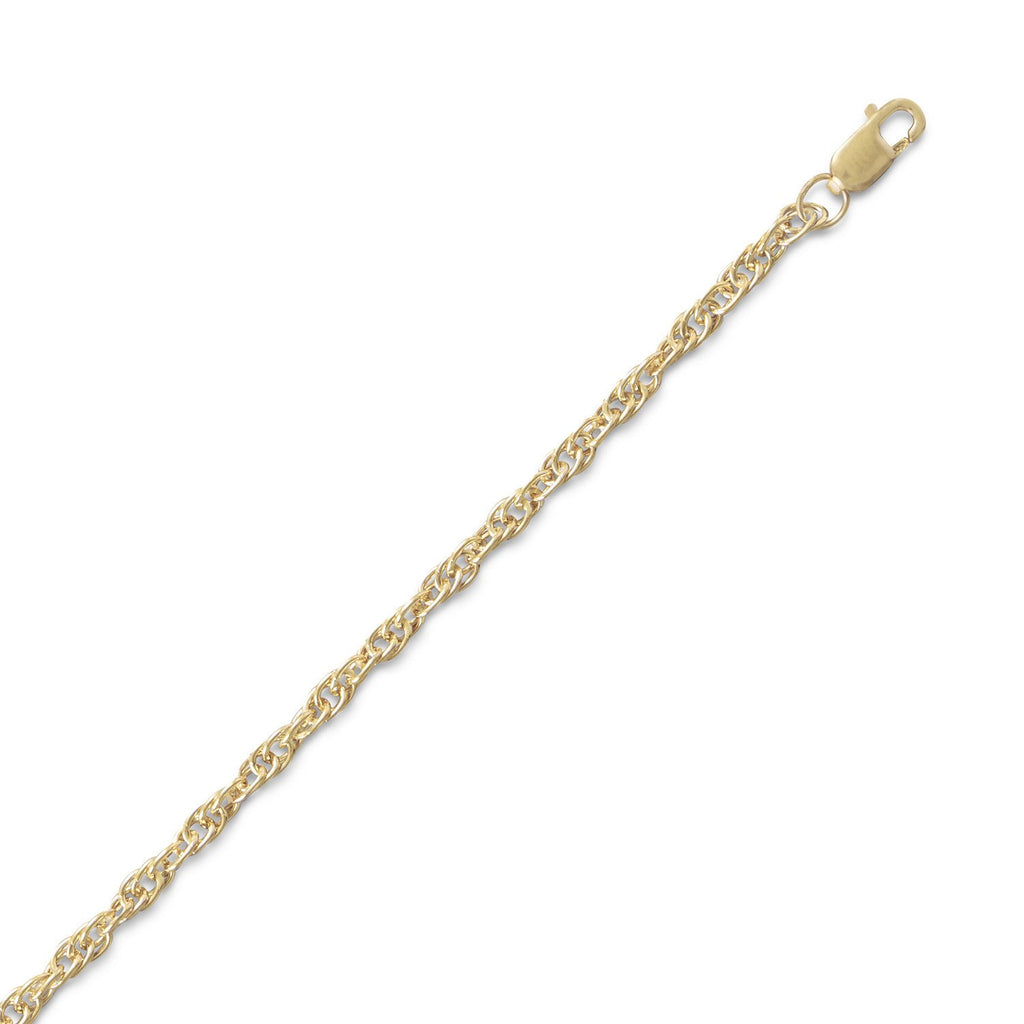 14-20 Gold Filled Rope Chain (2.5mm)
