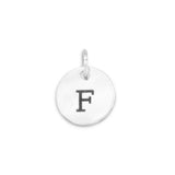 Oxidized initial "F" Charm