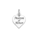 Oxidized Matron of Honor Charm