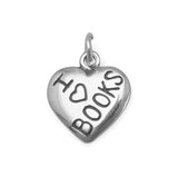 I Love BOOKS Charm