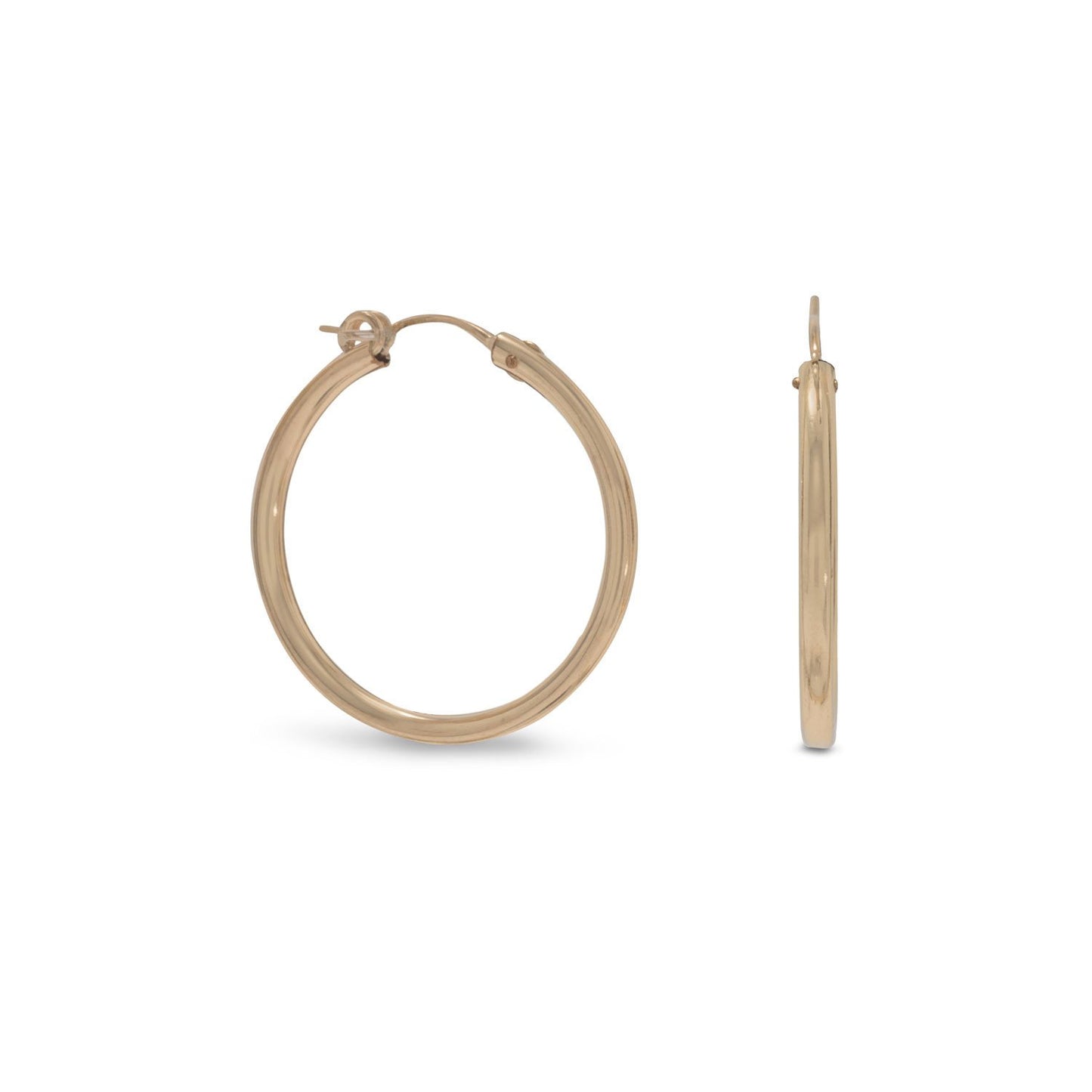 12-20 Gold Filled 2mm x 27mm Hoops
