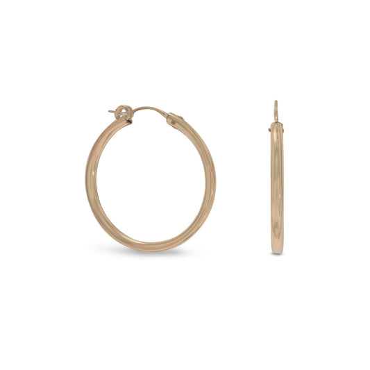 12-20 Gold Filled 2mm x 27mm Hoops