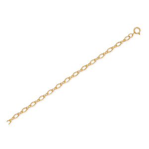 9"+1" 14-20 Gold Filled Figure 8 Chain Anklet