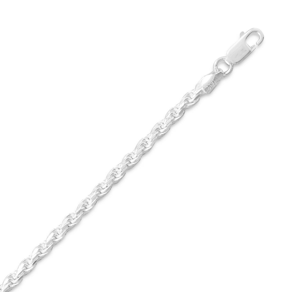 Diamond Cut Rope Chain (3.3mm)