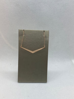 Rose plated necklace