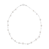 16" Double Strand Cultured Freshwater Pearl Necklace