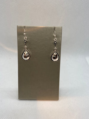 Silver earrings