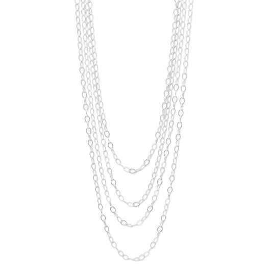 100" Open Link Cable Necklace