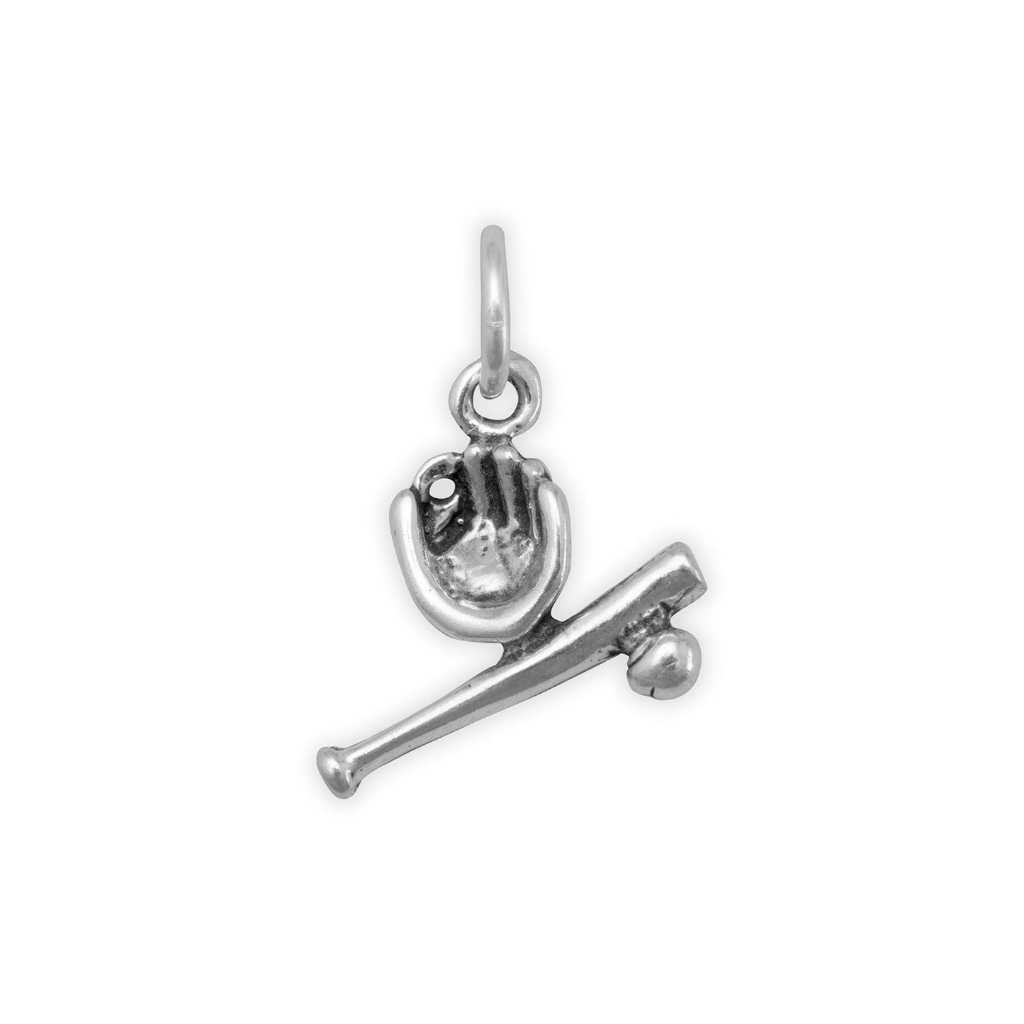 Small Bat-Ball-Glove Charm