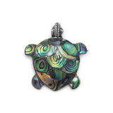 Paua Shell Turtle Pin-Pendant