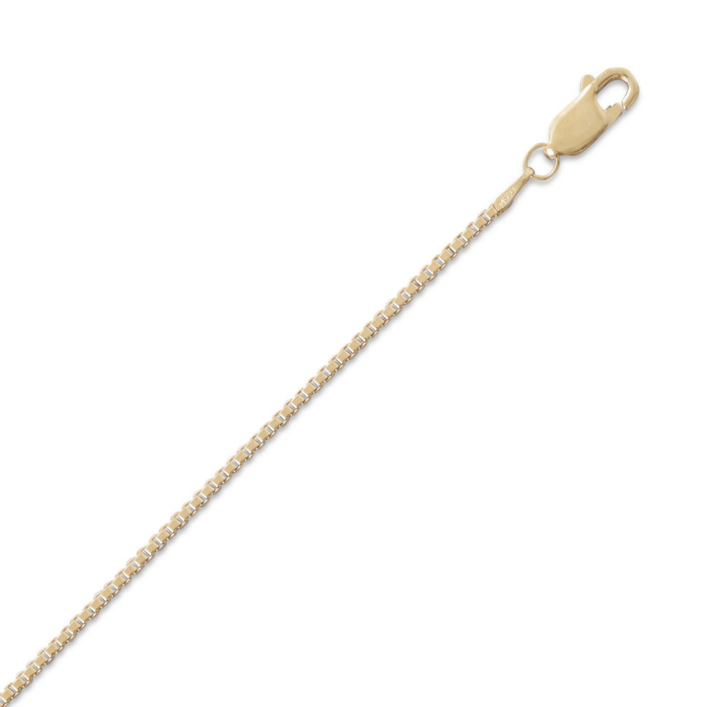 14-20 Gold Filled Box Chain Necklace (1.5mm)