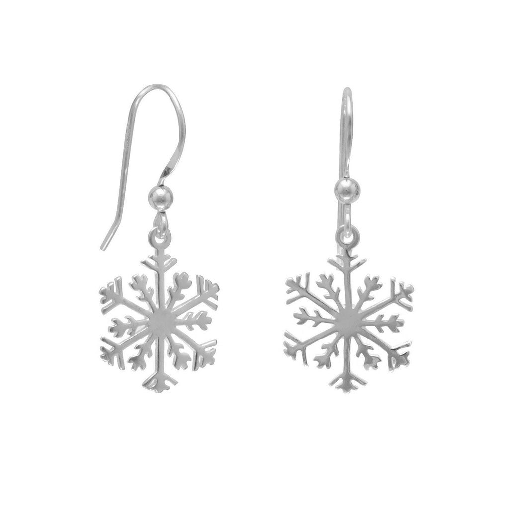 Small Snowflake Earrings