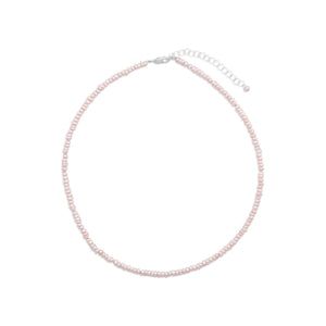 13" + 2" Extension Pink Cultured Freshwater Pearl Necklace