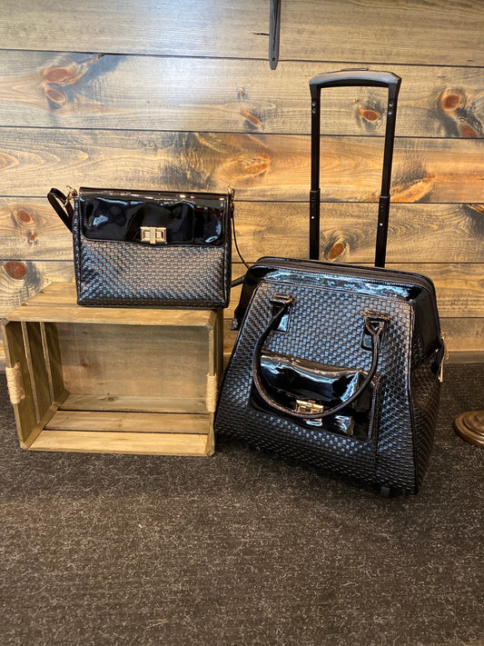 Black weekender set