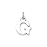 Oxidized "G" Charm