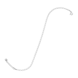 9" + 1" Extension Rombo-Figaro Chain Anklet